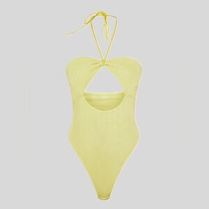 PrettyLittleThing Women's Green Bodysuit Sz 2